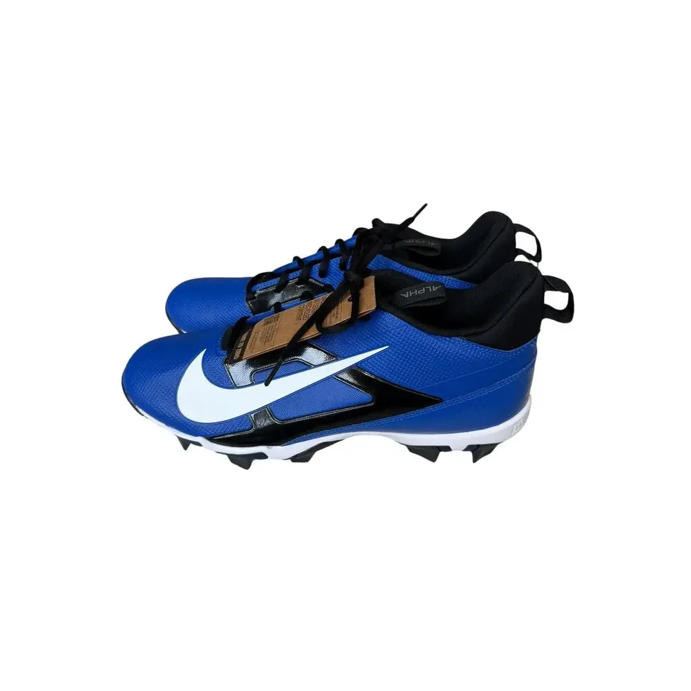 Nike Men's Hyper Royal Blue Alpha Menace 4 Shark Football Cleats Size 12